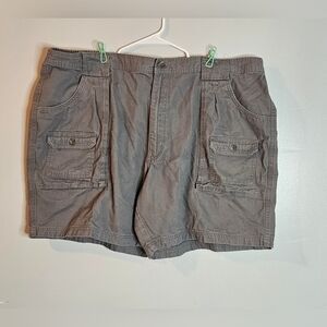 💙Red Head Brand Co Shorts Men's Size 48 Khaki  Pockets Casual Canvas Cargo💚